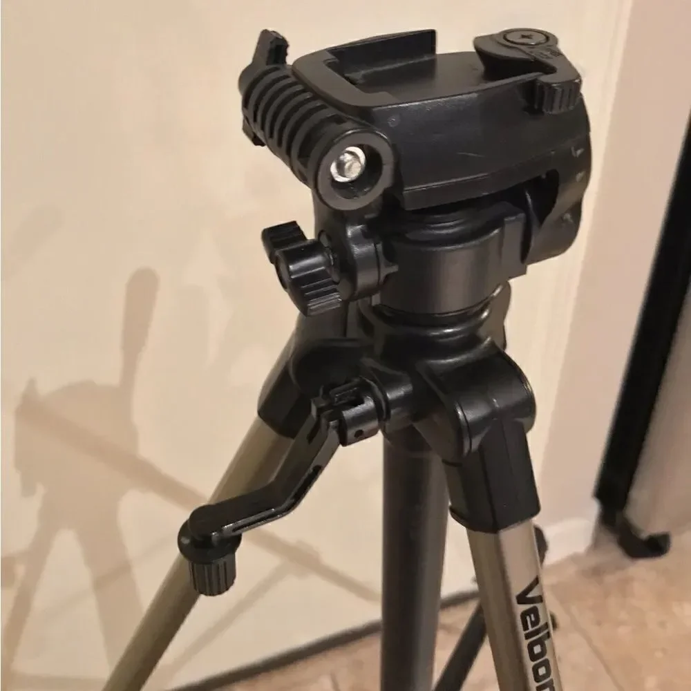 Velbon CX Stratos 460 Camera Tripod Quick Release Platform 3 Section Leg…